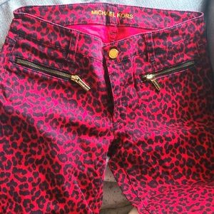 Michael Kors leopard jeans